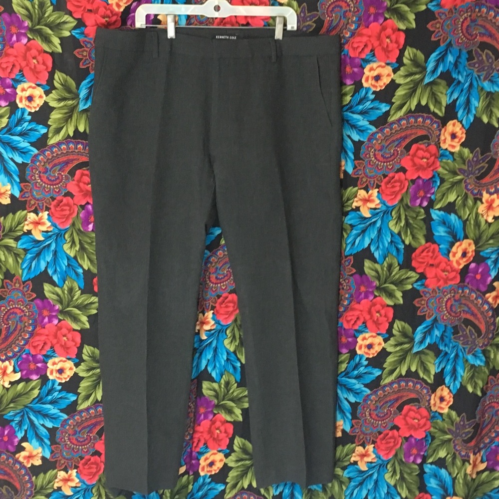 MEN’S KENNETH COLE NY SLACKS 38x30 PANTS BLACK
